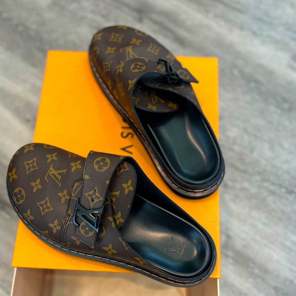 Louis Vuitton man shoes , comes with dust bags , and box .